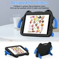 thumbnail image 3 of Dteck Cute Case for iPad 9th/8th/7th Generation - iPad 10.2 Case 2021/2020/2019 with Pencil Holder, Shockproof Handle Stand Kids Friendly Light Weight Case for iPad 10.2 inch 9/8/7 Generation,Black, 3 of 8
