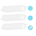 thumbnail image 2 of MasteelfCA 100pcs 25mm DIY Crystal Glass Cabochons Clear Square Gemstone Patch for Photo Craft Jewelry Making, 2 of 8