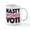 White, variant on CafePress - Nasty Women Vote Mug - 11 oz Ceramic Mug - Novelty Coffee Tea Cup