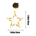 thumbnail image 3 of Christmas LED Light Decoration, Battery Powered Window Lights, Christmas Tree Snowflake Snowman Indoor Bedroom Display with Suction Cup Hook, Holiday Warm White, 3 of 7