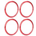 thumbnail image 3 of 4Pcs/Set Air Conditioner Vent Opening Cover Trims Aluminium Alloy Replacement for Chevrolet Camaro 2016‑2019Red, 3 of 6