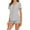 Gray, variant on gakvov Lounge Set For Womens Pajama Sets Split 2 Piece Outfits V Neck