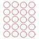 thumbnail image 2 of 40 anillos para carpetas, multifunción, varios colores, agujero redondo, papel de hojas sueltas, anillos individuales, color rosa, 2 of 5