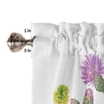 thumbnail image 6 of Spring Summer Flower Daisy Small Curtain Rod Pocket Short Curtains Half Drapes Partition Cabinet Door Window Curtains Home Decor, 6 of 6