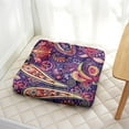 thumbnail image 2 of Square Floor Pillow with Paisley Design, Boho Meditation Cushion for Yoga and Sitting Comfort 22 x 22, 2 of 7