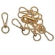 thumbnail image 5 of 10 broches metálicos giratorios con ganchos de presión y anillo de 11 mm de ancho interno, color plateado dorado, 5 of 9