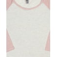 thumbnail image 2 of Delta Platinum Women's 3/4 Sleeve Raglan Tee - P508T, 2 of 4