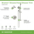 thumbnail image 2 of Symmons S589815trm Braston Shower Only Trim Package - Chrome, 2 of 7