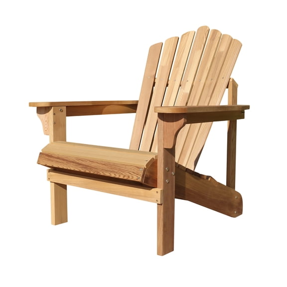 Contemporary Home Living 36" Brown Western Red Cedar Riverside Adirondack Chair
