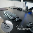 thumbnail image 6 of VIVO Black Carbon Fiber 63" x 32" Table Top for Adjustable Standing Desk Frames, 6 of 8