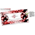 thumbnail image 3 of Skin Wrap Decal Set 2 Pack for Amazon Echo Dot 2 - Electrify Red (2nd Generation ONLY - Echo NOT INCLUDED), 3 of 3