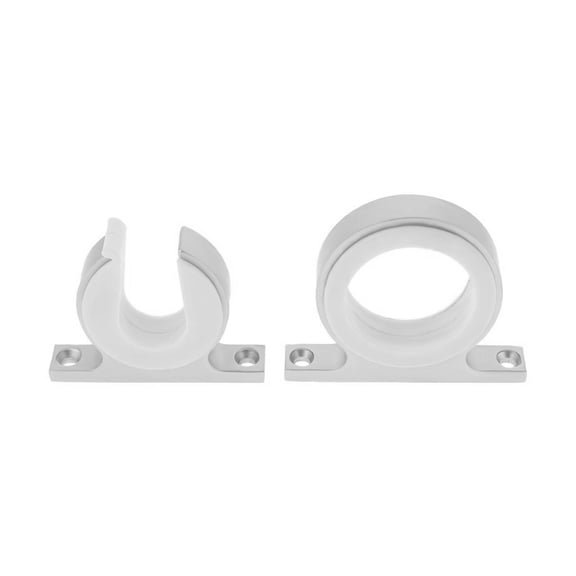 Boat Fishing Rod Hanger - Marine Fishing Reel Storage Rack Holder for Car RV Van Yacht Ship, Smooth Polished Aluminum(2 pcs)