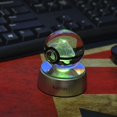 thumbnail image 4 of 3d Cristal Lampe à Bille Image de Gravure Laser dans la Base de Changement de Couleur LED Boule (Multi-Color-Mew), 4 of 5