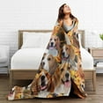 thumbnail image 5 of Beagle Dog Blanket Gifts For Kids Adults - Lightweight Throw Blanket For Bedroom Living Room Decor Soft Fuzzy Fleece Cozy Plush Bed Couch 80"X60", 5 of 7