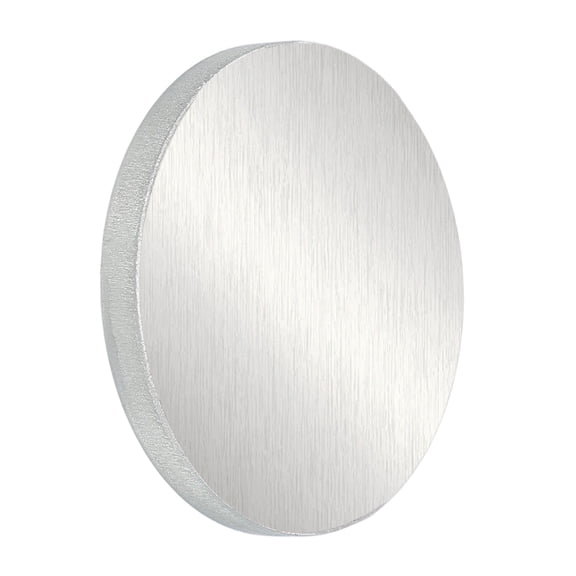 6061 Aluminum Disc, 1 Pcs 3.1x1/3 Inch Round Flat Plain Aluminum Plate, Aluminum Metal Plate for Industrial Crafting DIY