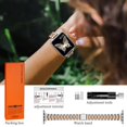 thumbnail image 7 of SEURE Slim Stainless Steel Band for Apple Watch Band 42/44/45/46mm,Women Luxury Metal Replacement Strap for iWatch Series 11 10 9 8 7 6 5 4 3 2 1 SE Silver/Rose Gold, 7 of 7