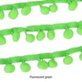 thumbnail image 2 of Decodeary Ruban Polyvalent pour Projets de Couture Grand Application 5 Yards Ruban à Franges Boule Vert Fluorescent, 2 of 6