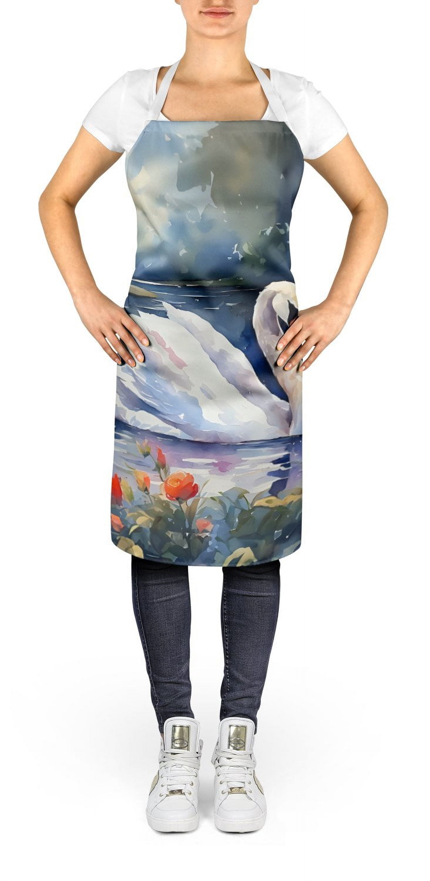 Swan Apron 27 in x 30 in