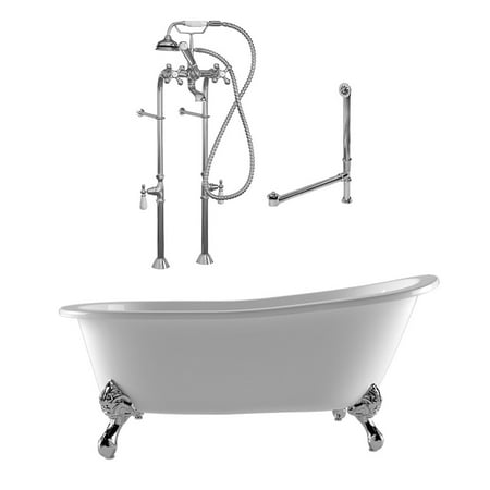 Classic Clawfoot Bathtub - 61