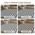 thumbnail image 7 of ODIKA 8'x10' Washable Area Rug Non-Slip Chair-Friendly Mat Buffalo Plaid Striped With Farmhouse Checkerboard Border Accents for Dining Room, Large Office, Lounge, 7 of 7