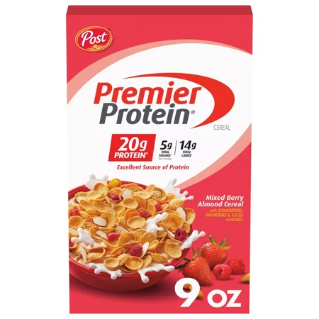 Post Premier Protein Mixed Berry Cold Cereal