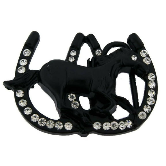 Horse Shoes Belt Buckle Horseshoes Metal Finished Cowboy Western Rodeo Fashion Costume New Big