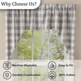 thumbnail image 5 of Park Designs Dove Buffalo Check Swag 36"L, 5 of 6