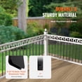 thumbnail image 2 of KFFKFF Metal Balusters for Staircase, 38'' x 1'' Sleek Aluminum Alloy Banister Spindles, Set of 72 Deck Baluster including Screws, Traditional Hollow Deck Railing with Satin Black Powder Finish, 2 of 9