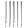 thumbnail image 1 of Fraise à Flûte Unique, Fraiseuse CNC Durable 5 Pcs pour Machine de Fraisage CNC pour Machine de Menuiserie Outil pour Machine de Fraisage CNC Centre de Traitement, 1 of 8