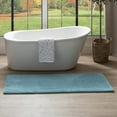 thumbnail image 4 of Mohawk Home Homespun Plush Fade/Stain Resistant Non-Slip Machine Washable Bath Rug, Glacier, 2' x 5', 4 of 6