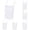 Clear 6PCS, variant on Laundry Basket Foldable Plastic Small Dirty Laundry Basket Basket Hanging Laundry Basket With Handle Foldable Tall Laundry Basket Storage Suitable For Dorm , 15.75x9.45x5.51 inch, Clear 1PCS