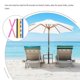 thumbnail image 3 of 6 pcs Pool Chair Towel Bands Beach Chair Towel Bands Cruise Chair Silicone Towel Straps, 3 of 3