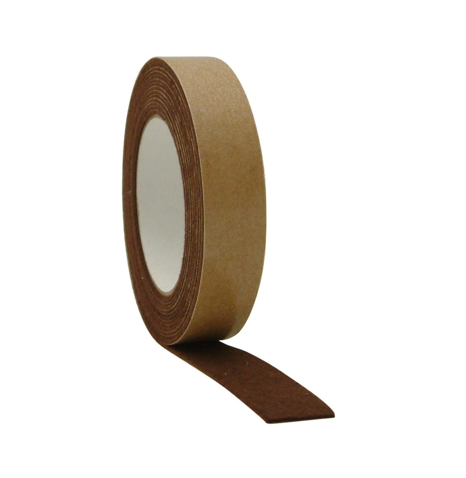 JVCC FELT-06 Polyester Felt Tape - 2in x 75ft, 1mm Thick - Black Adhesive Felt for Fabric, Backdrops, Vibration Dampening & Padding