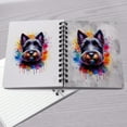 thumbnail image 4 of Watercolor Drip Scottish Terrier Pop Art Colorful Portrait Artwork Spiral Bound Journal Scottie Dog Lover Gifts 5x7in Spiral Notebook - 01009, 4 of 5