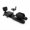 Black, variant on Leg Stretcher Machine, 180° Adjustable Split Trainer with Crank Wheel & Padded Steel Frame for Yoga Ballet Dance Home Gym Flexibility, Black 38.6"x16.5"x15"