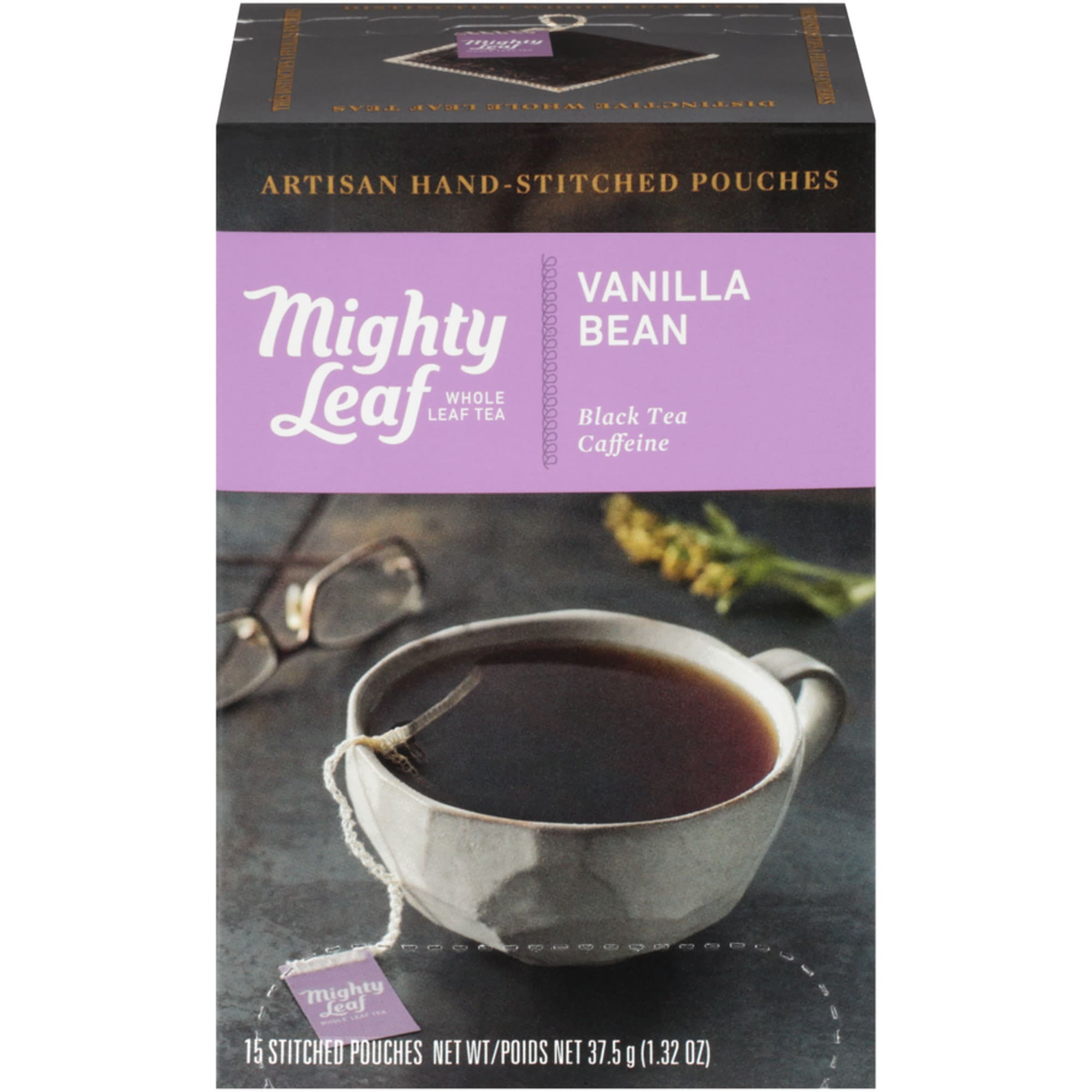 Mighty Leaf Tea Vanilla Bean, Black Tea, 15 Tea Bags
