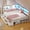 White, variant on Full Daybed With Bookcase & Charging Station, Corner Bed Frame With LED Lights & 6 Storage Drawers White & Oak Grey