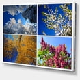thumbnail image 2 of Collage Nature Quatre Saisons - Impression d'Art sur Toile Paysage, 2 of 4