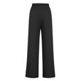 thumbnail image 2 of High Waisted Wide Leg Pants for Women 2024 Baggy Sweatpants Comfy Lounge Pants Drawstring Flare Track Pants, 2 of 4