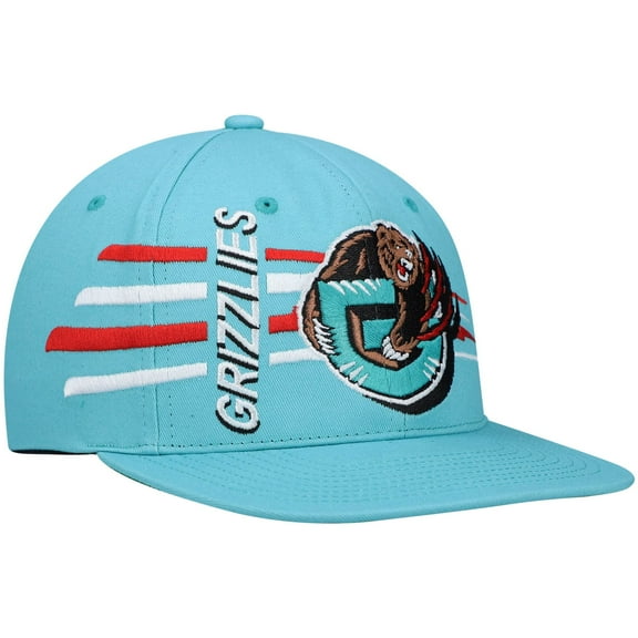 Men's Mitchell & Ness Turquoise Vancouver Grizzlies Hardwood Classics Retro Bolt Deadstock Snapback Hat