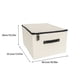 thumbnail image 4 of Yuarrent Caja de almacenamiento, práctico sujetador de ropa interior de gran capacidad, cajas organizadoras lavables, caja de ropa elegante para Almacenamiento y organización del hogar Beige Yuarrent HA077474-03, 4 of 6
