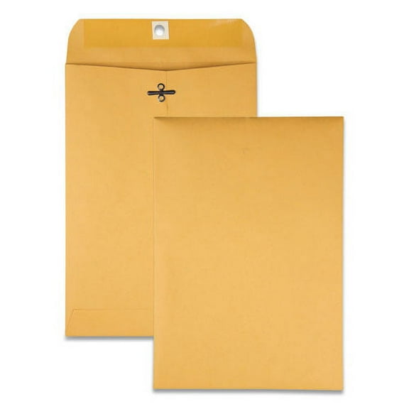 Clasp Envelope, #68, Square Flap, Clasp/gummed Closure, 7 X 10, Brown Kraft, 100/box | Bundle of 2 Boxes