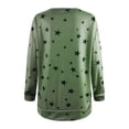 thumbnail image 4 of CEHVOM Women's Causal 1/4 Zip Pullover Long Sleeve Collar Sweatshirts Solid Activewear Running Jacket, 4 of 5