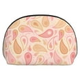 thumbnail image 7 of YFYANG 2 Piece Women's Portable Makeup Bags, Pastel Paisley Pattern Clutch Travel Toilet Bags Cosmetic Organizer, 7 of 7