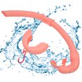 ShYlai Silicone Snorkel Tube Wet Breathing Tube with Storage Case