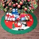 thumbnail image 1 of Falda para árbol de Navidad AGM Adornos navideños Papá Noel y muñeco de nieve 40 cm, 1 of 8