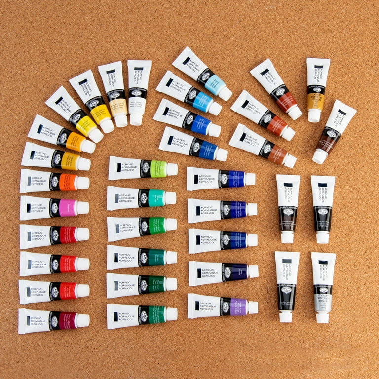 Lot De 12 Tubes De Peinture Acrylique Royal & Langnickel - 12ml Chacun - Neuf