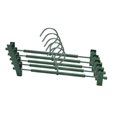 thumbnail image 1 of Percha para pantalones de aleación de aluminio Green5PCSAluminium con clip multifunción portátil no es fácil de oxidar y desvanecer, 1 of 5