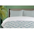 thumbnail image 4 of Ambesonne Butterfly Duvet Cover Set, Botanical Tiny Hearts, 2-Calking, Multicolor, 4 of 7