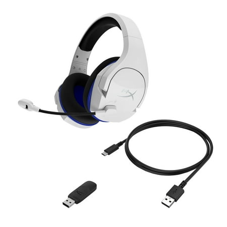 HyperX - Cloud Stinger Core Wireless Gaming Headset for PC, PS5, and PS4 - White